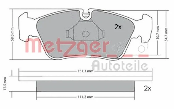 Brake Pad Set, disc brake