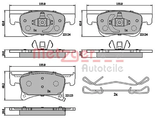 Brake Pad Set, disc brake