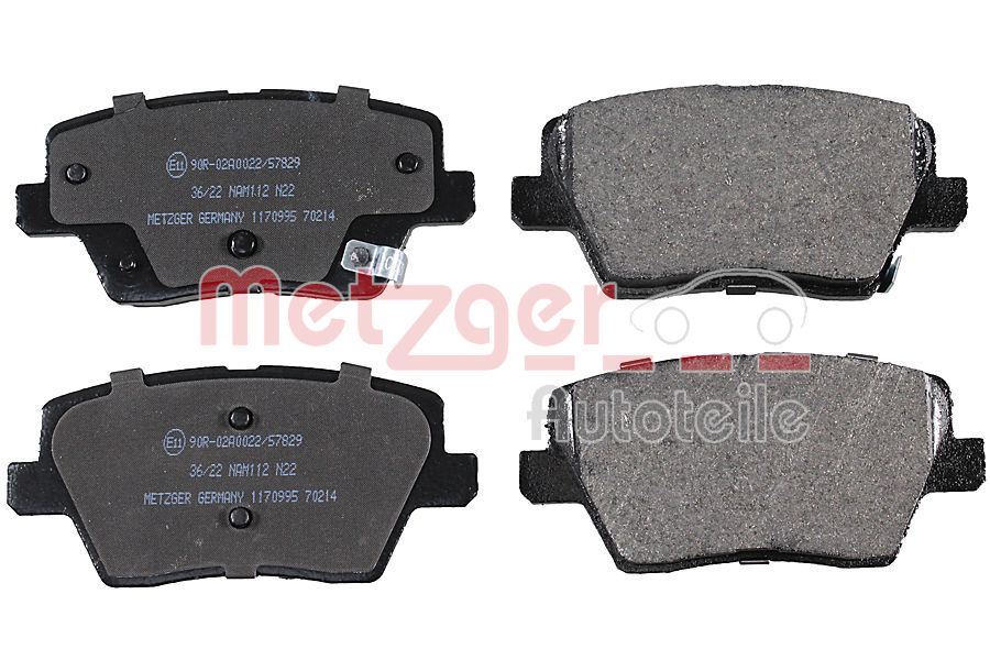 Brake Pad Set, disc brake (1170995)