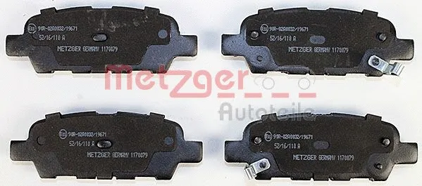Brake Pad Set, disc brake (1170079)