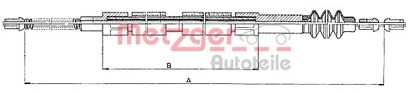 Cable Pull, parking brake (10.9847)