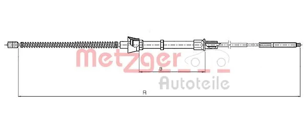 Cable Pull, parking brake (10.7133)