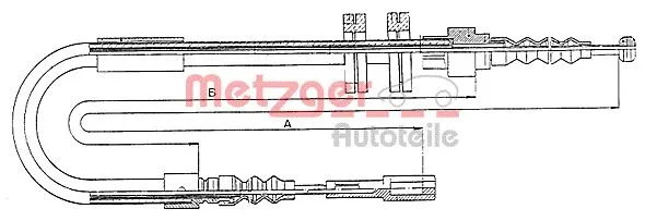 Cable Pull, parking brake (10.7582)