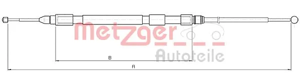 Cable Pull, parking brake (10.4157)