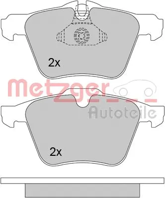 Brake Pad Set, disc brake (1170126)