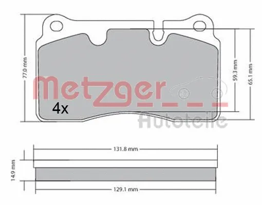 Brake Pad Set, disc brake