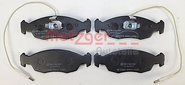 Brake Pad Set, disc brake (1170476)