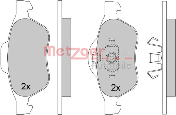 Brake Pad Set, disc brake (1160100)