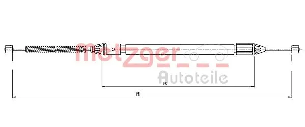 Cable Pull, parking brake (10.6682)
