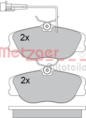 Brake Pad Set, disc brake (1170602)