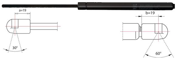 Gas Spring, boot/cargo area (2110497)