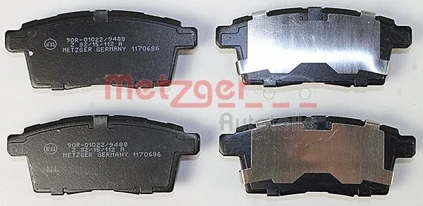 Brake Pad Set, disc brake (1170686)