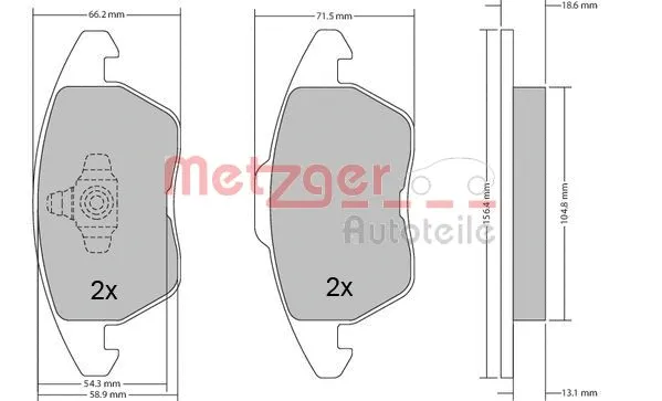 Brake Pad Set, disc brake