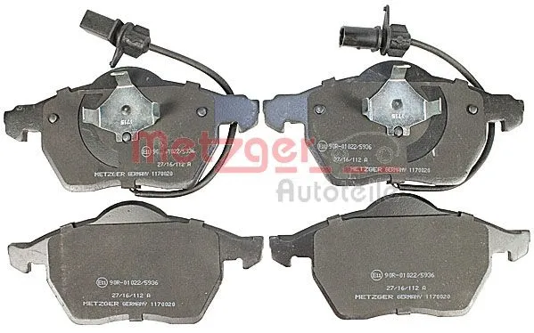 Brake Pad Set, disc brake (1170020)