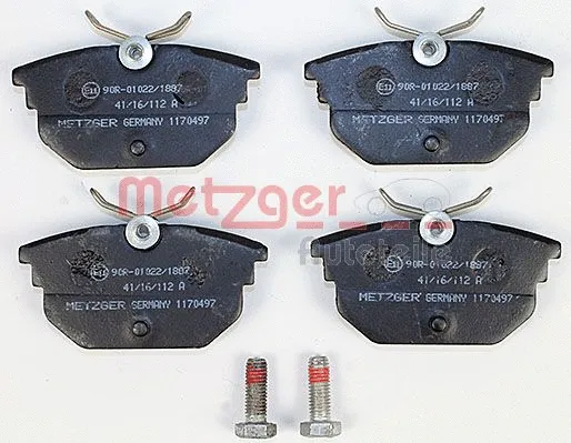 Brake Pad Set, disc brake (1170497)