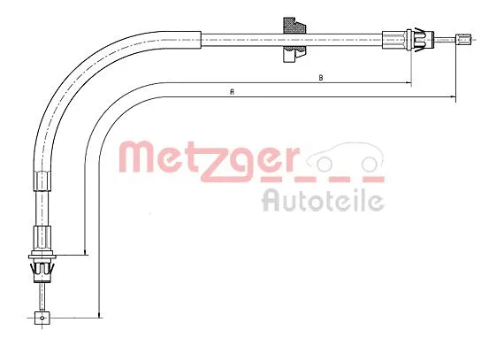 Cable Pull, parking brake (11.5571)