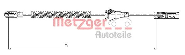 Cable Pull, parking brake (11.5763)