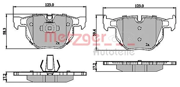 Brake Pad Set, disc brake