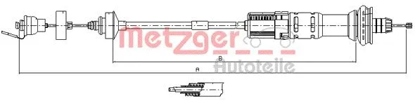 Cable Pull, clutch control (11.3029)