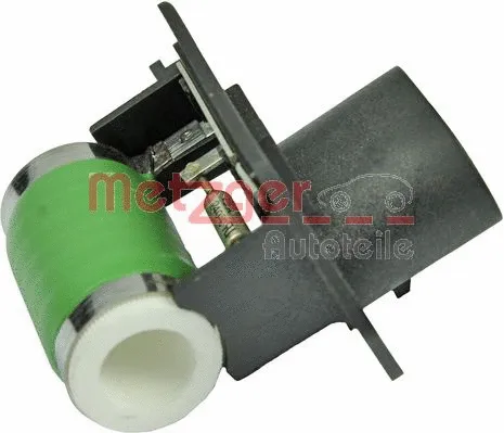 Series resistor, electric motor (radiator fan)