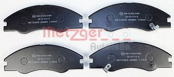 Brake Pad Set, disc brake (1170540)