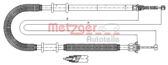 Cable Pull, parking brake (641.10)