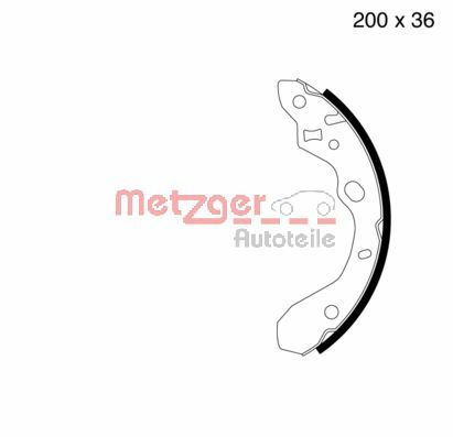 Brake Shoe Set (MG 800)