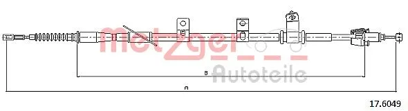 Cable Pull, parking brake (17.6049)