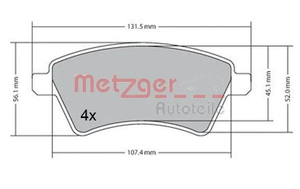 Brake Pad Set, disc brake
