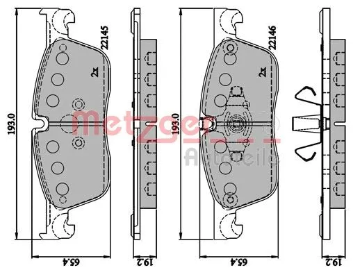 Brake Pad Set, disc brake