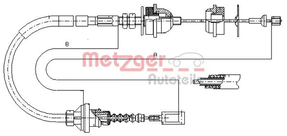 Cable Pull, clutch control (1172.4)