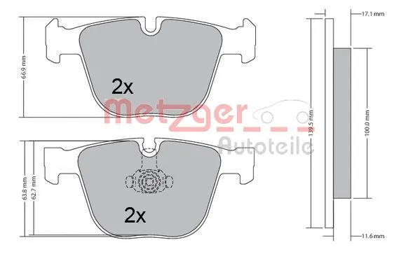Brake Pad Set, disc brake