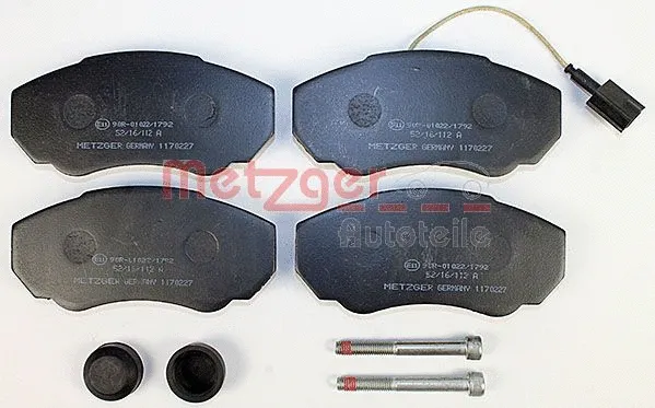 Brake Pad Set, disc brake (1170227)