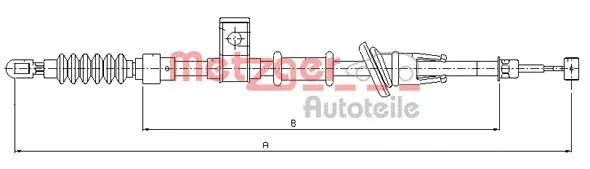 Cable Pull, parking brake (10.8221)