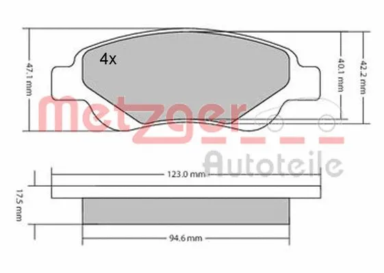 Brake Pad Set, disc brake