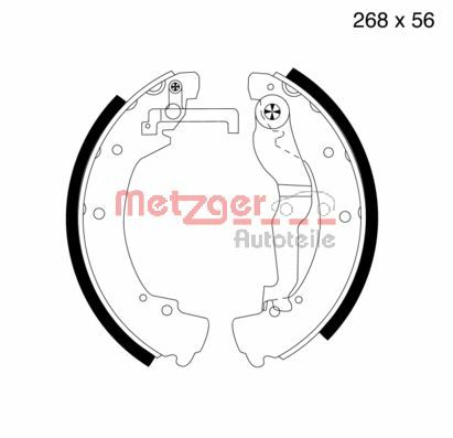 Brake Shoe Set (MG 548)
