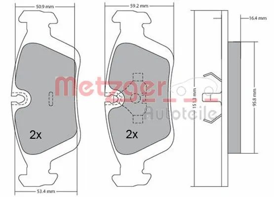 Brake Pad Set, disc brake