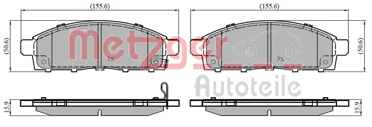 Brake Pad Set, disc brake