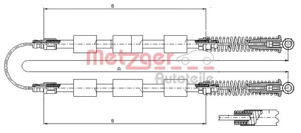 Cable Pull, parking brake (321.20)