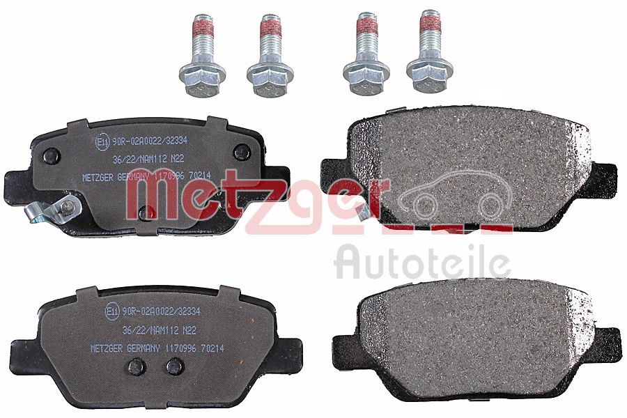 Brake Pad Set, disc brake (1170996)