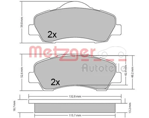 Brake Pad Set, disc brake