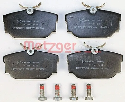 Brake Pad Set, disc brake (1170332)