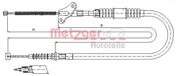 Cable Pull, parking brake (17.2720)