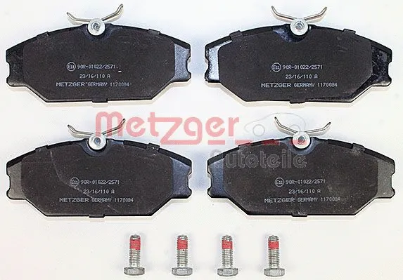 Brake Pad Set, disc brake (1170084)
