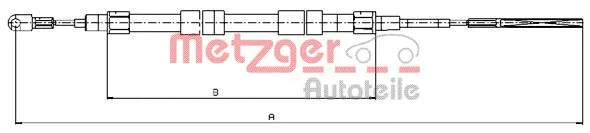 Cable Pull, parking brake (10.4156)