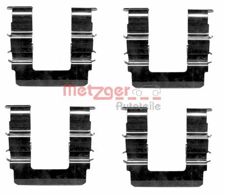 Accessory Kit, disc brake pad (109-1615)