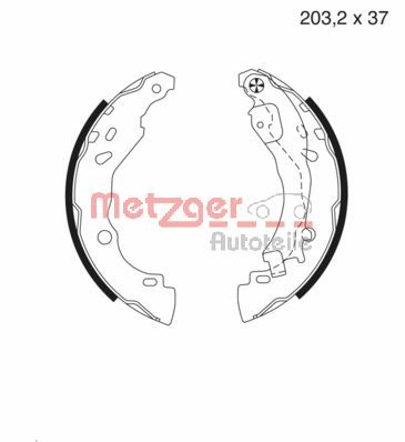 Brake Shoe Set (MG 982)