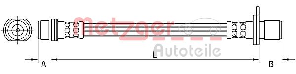 Brake Hose (4111501)