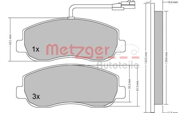 Brake Pad Set, disc brake