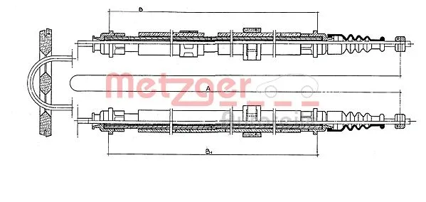 Cable Pull, parking brake (431.2)